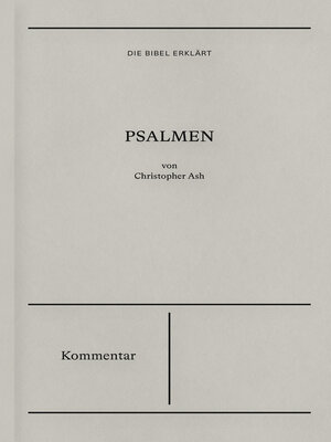 cover image of Psalmen